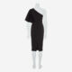 Black One Shoulder Dress - Image 2 - please select to enlarge image