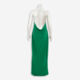 Emerald Green Halter Maxi Dress  - Image 2 - please select to enlarge image