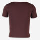 Brown Cropped T Shirt    - Image 2 - please select to enlarge image