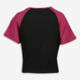 Black & Red Cropped Logo T Shirt - Image 2 - please select to enlarge image