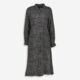 Black Spotted Shirt Midi Dress - Image 1 - please select to enlarge image