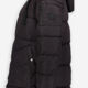 Black Faux Fur Trim Long Puffer Coat - Image 3 - please select to enlarge image