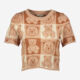 Brown Knitted Teddy Bear Short Sleeve Jumper - Image 1 - please select to enlarge image