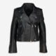 Black Leather Jacket - Image 1 - please select to enlarge image