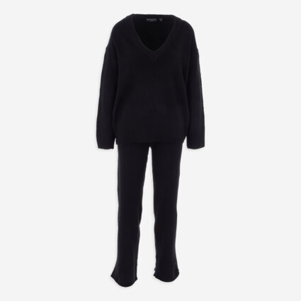 Black Jumper & Trouser Co Ord  - Image 1 - please select to enlarge image