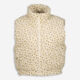 Cream Floral Corduroy Puffer Gilet - Image 1 - please select to enlarge image