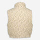 Cream Floral Corduroy Puffer Gilet - Image 2 - please select to enlarge image