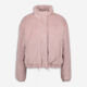 Pink Corduroy Padded Jacket - Image 1 - please select to enlarge image