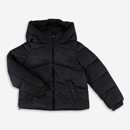 Black Padded Jacket - Image 1 - please select to enlarge image