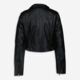 Black Biker Jacket - Image 2 - please select to enlarge image