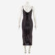 Black & Copper Sequin Midi Dress - Image 2 - please select to enlarge image