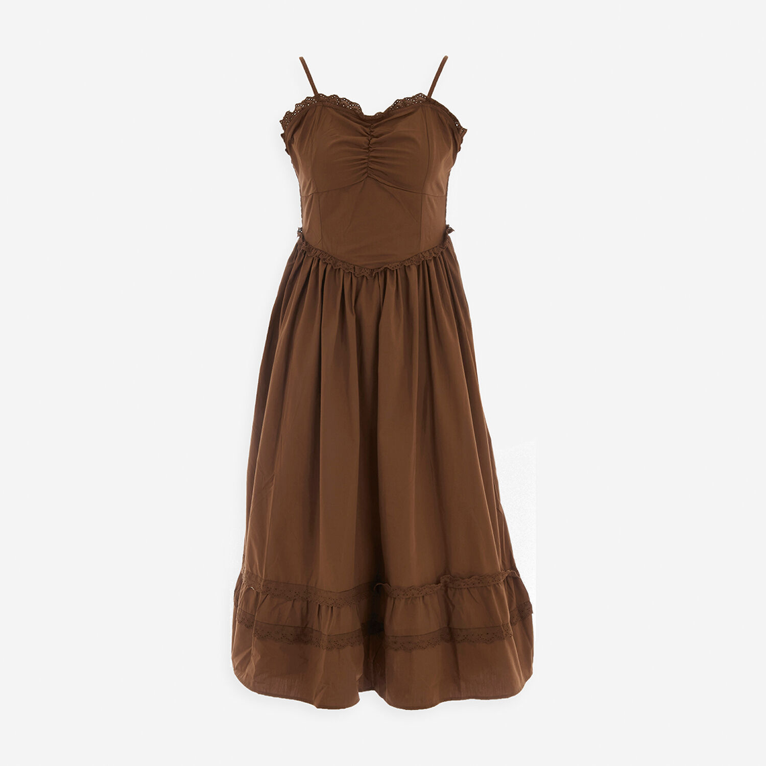 Brown Strappy Midi Dress TK Maxx UK