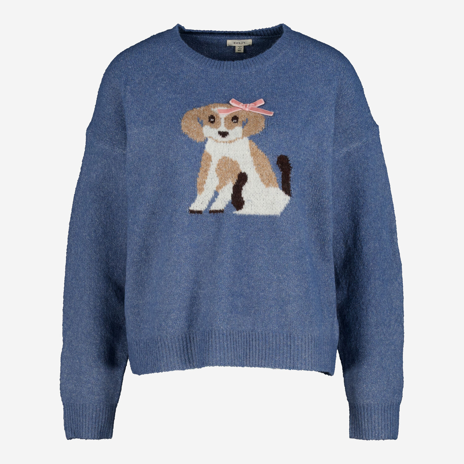 Blauer Pullover mit Hundemotiv TK Maxx de - Main Image