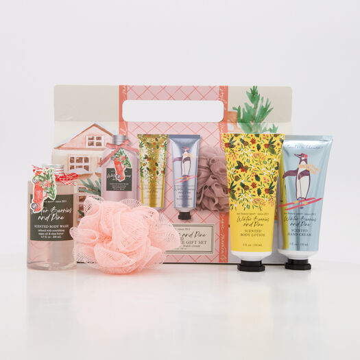Four Pack Winter Berries & Pine Gift Set  - Image 1 - please select to enlarge image