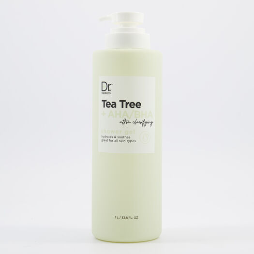 Tea Tree & AHA BHA Shower Gel 1L - Image 1 - please select to enlarge image
