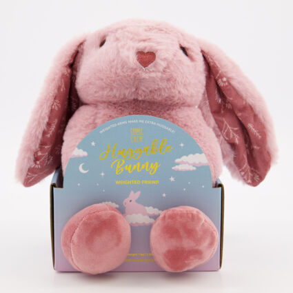 Pink Huggable Bunny 1kg - Image 1 - please select to enlarge image