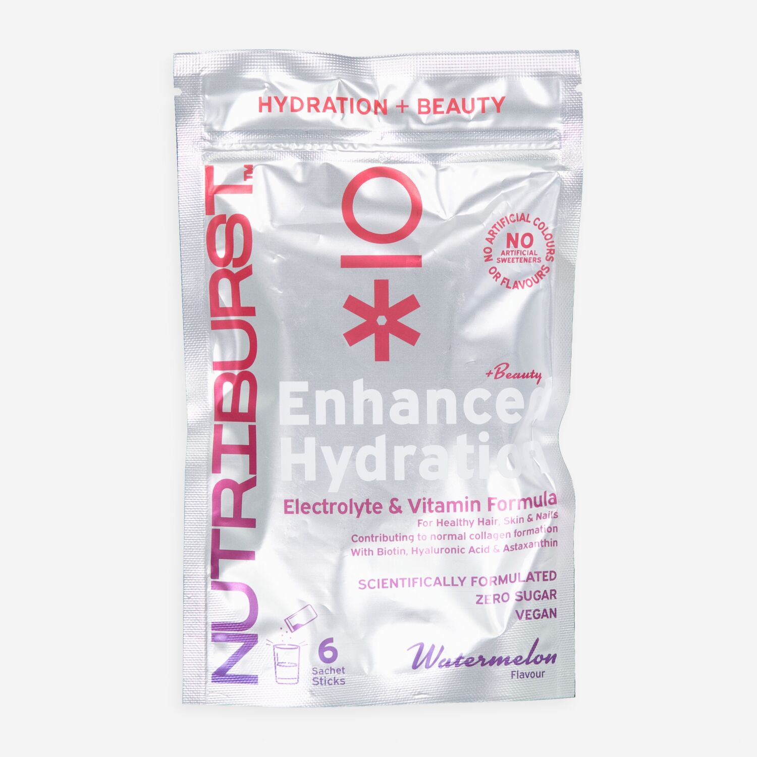 Six piece Enhanced Hydration & Beauty Formula Pack 63.5g Six piece Enhanced Hydration & Beauty Formula Pack 63.5g