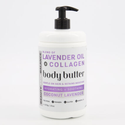 Coconut Lavender Body Butter 878g - Image 1 - please select to enlarge image