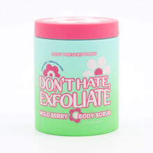 Dont Hate Exfoliate Wild Berry Body Scrub 670g