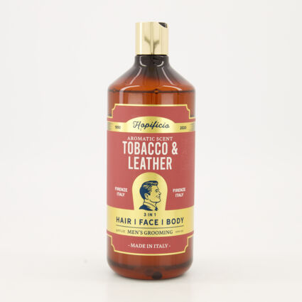 Tobacco & Leather Liquid Soap 1000ml - Image 1 - please select to enlarge image