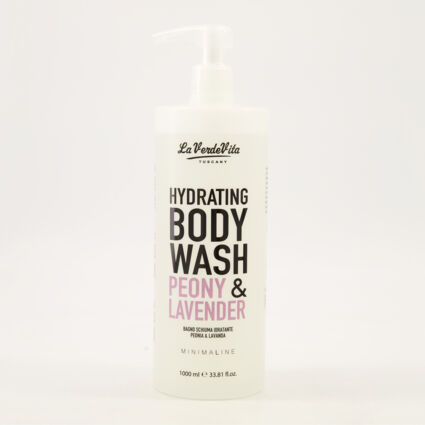 Peony & Lavender Body wash 1L - Image 1 - please select to enlarge image