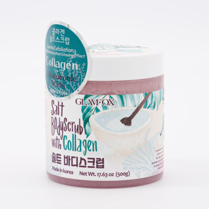 Salt Body Scrub with Collagen 500g - Image 1 - please select to enlarge image