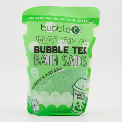 Matcha Bubble Tea Bath Salts 1kg - Image 1 - please select to enlarge image