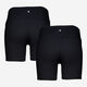 2er-Pack schwarze Biker-Shorts mit Logo-Detail - Bild 2 - bitte auswählen, um das Bild zu vergrößern