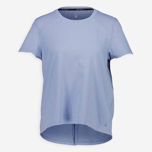 Blaues Sport T-Shirt mit Logo  - Bild 1 - bitte auswählen, um das Bild zu vergrößern