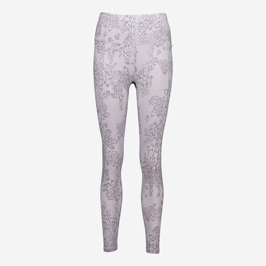 Grey leopard Print Leggings  - Image 1 - please select to enlarge image