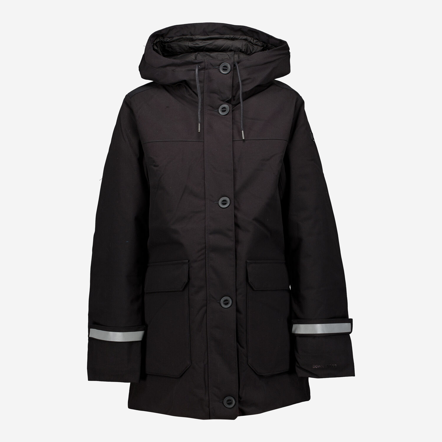 Black Down Insulated Padded Cold Weather Jacket TK Maxx UK