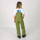 Khaki Yeh Girl Bib Ski Trousers - Image 2 - please select to enlarge image