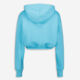 Blue Cropped Hoodie - Image 2 - please select to enlarge image