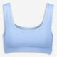 Blue Padded Sports Bra - Image 1 - please select to enlarge image