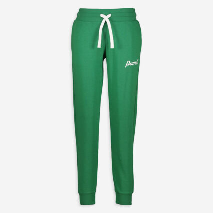Green Drawstring Joggers - Image 1 - please select to enlarge image