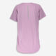 Lilac Logo Sports T Shirt  - Image 2 - please select to enlarge image