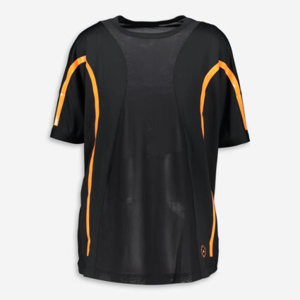 Black Mesh Active T Shirt - Image 1 - please select to enlarge image