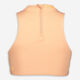 Coral High Neck Crop Top - Image 2 - please select to enlarge image