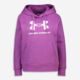 Purple Logo Front Hoodie - Image 1 - please select to enlarge image