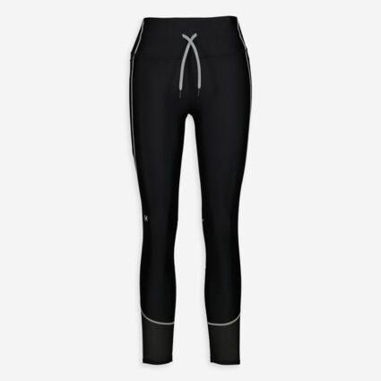 Black High Rise Ankle Leggings  - Image 1 - please select to enlarge image