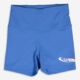 Blue High Waisted Cycling Shorts - Image 1 - please select to enlarge image