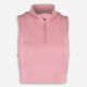 Pink Marl Zip Sports Bra  - Image 1 - please select to enlarge image