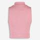 Pink Marl Zip Sports Bra  - Image 2 - please select to enlarge image