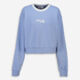 Blue Cropped Sweatshirt - Image 1 - please select to enlarge image