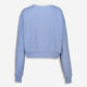 Blue Cropped Sweatshirt - Image 2 - please select to enlarge image