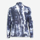 Navy & White Tie Dye Sports Top - Image 2 - please select to enlarge image