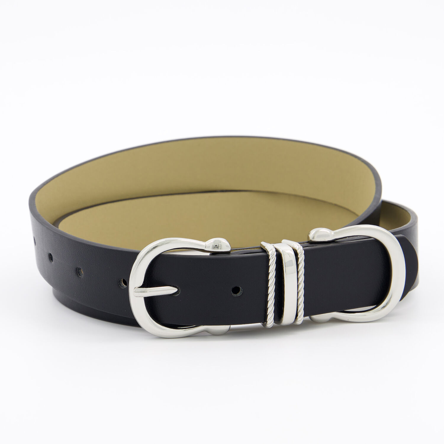 Black Double Belt - TK Maxx UK