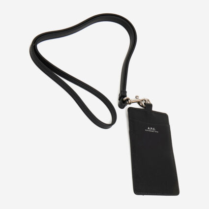 Black Card Holder Lanyard - TK Maxx UK