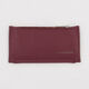 Maroon Zip Purse  - Image 2 - please select to enlarge image