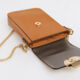 Brown Cross Body Phone Bag   - Image 3 - please select to enlarge image